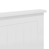 Headboard with Headboard White 180 cm Engineered wood - Close-Up Angle