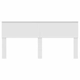 Headboard with Headboard White 180 cm Engineered wood - Top-Down View