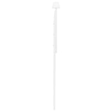 Headboard White Engineered wood - 45-Degree Angle