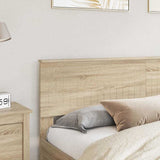 Headboard with Headboard Sonoma Oak 180 cm Engineered wood - Side View