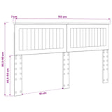 Headboard Sonoma Oak Engineered wood - Extra Image