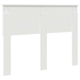 Headboard with Headboard White 135 cm Engineered wood - Rear View