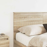 Headboard Sonoma Oak Engineered wood - Side View
