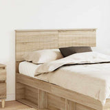 Headboard with Headboard Sonoma Oak 135 cm Engineered wood