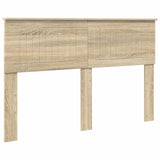 Headboard Sonoma Oak Engineered wood - Front View