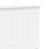 Headboard White Engineered wood - Close-Up Angle