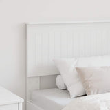 Headboard with Headboard White 90 cm Engineered wood - Side View