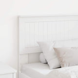 Headboard White Engineered wood - Side View