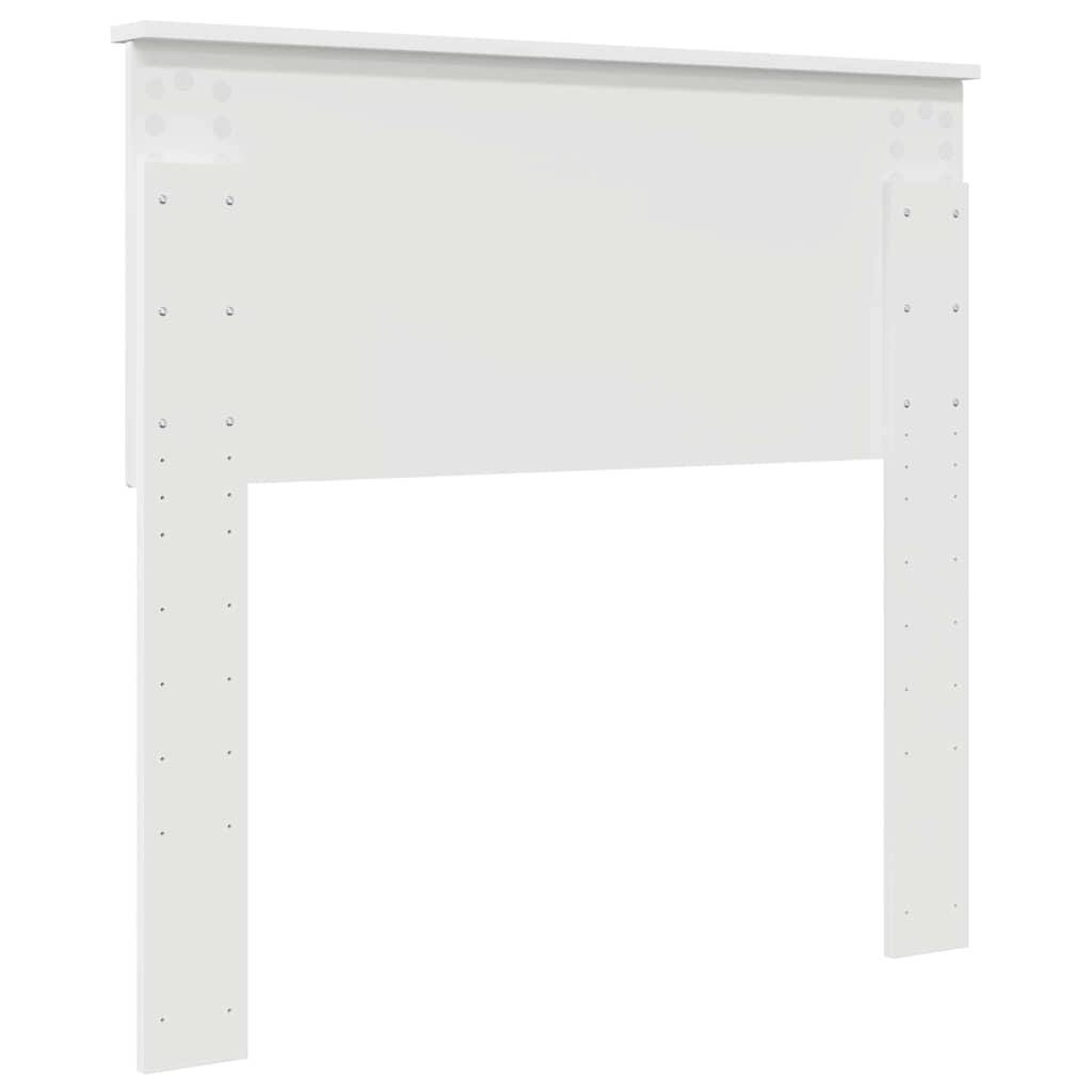 Headboard with Headboard White 90 cm Engineered wood