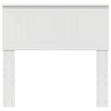 Headboard with Headboard White 90 cm Engineered wood - Top-Down View