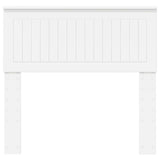 Headboard White Engineered wood - Top-Down View