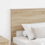 Headboard Sonoma Oak Engineered wood - Side View