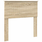 Headboard Sonoma Oak Engineered wood - Front View