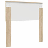 Headboard with Headboard Sonoma Oak 90 cm Engineered wood - Rear View