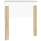 Headboard Sonoma Oak Engineered wood - Rear View