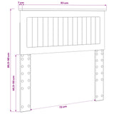 Headboard Sonoma Oak Engineered wood