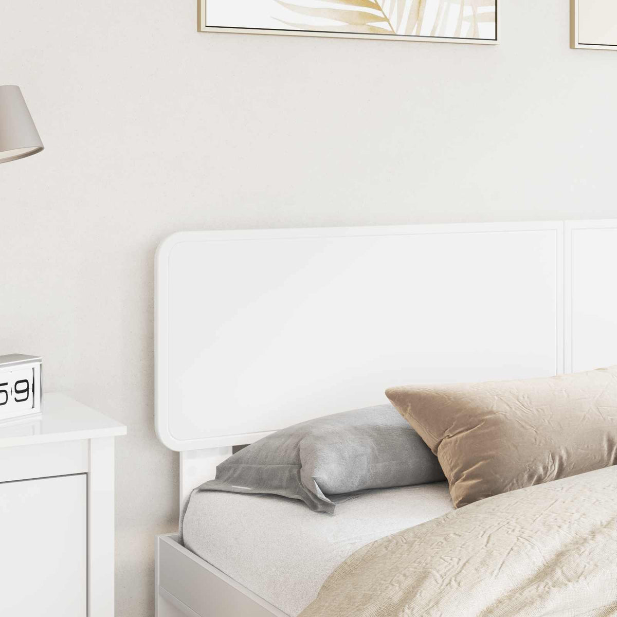 Headboard White Engineered wood