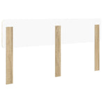 Headboard Sonoma Oak 180 cm Engineered wood