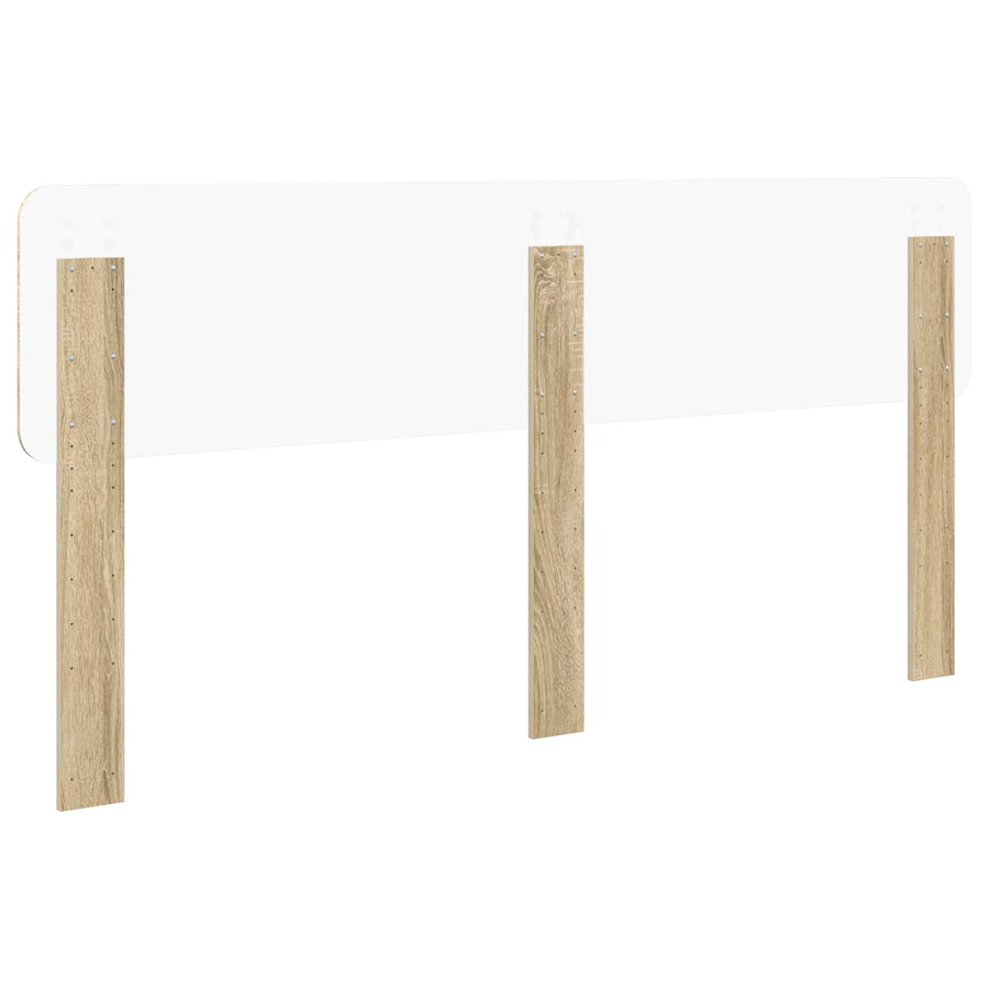 Headboard Sonoma Oak 180 cm Engineered wood