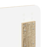 Headboard Sonoma Oak Engineered wood - Low Angle