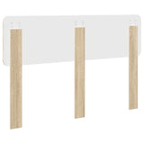 Headboard Sonoma Oak Engineered wood - Rear View