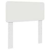 Headboard with Headboard White 90 cm Engineered wood - Front View