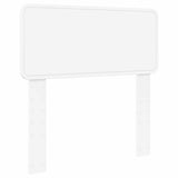 Headboard White Engineered wood - Front View