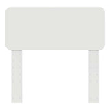 Headboard with Headboard White 90 cm Engineered wood - Top-Down View
