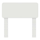Headboard White Engineered wood - Top-Down View