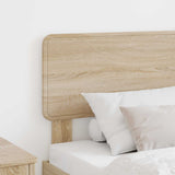 Headboard Sonoma Oak Engineered wood - Side View