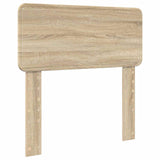 Headboard Sonoma Oak Engineered wood - Front View