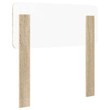 Headboard Sonoma Oak Engineered wood - Rear View