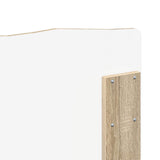 Headboard Sonoma Oak Engineered wood - Low Angle