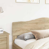 Headboard with Headboard Sonoma Oak 180 cm Engineered wood - Side View