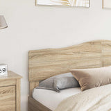Headboard Sonoma Oak Engineered wood - Side View