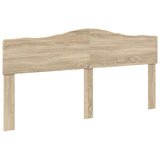 Headboard Sonoma Oak Engineered wood - Front View