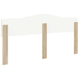 Headboard Sonoma Oak Engineered wood - Rear View