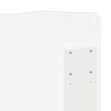 Headboard White Engineered wood - Low Angle