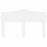 Headboard White Engineered wood - Top-Down View