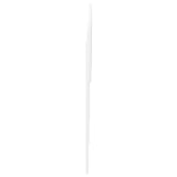 Headboard White Engineered wood - 45-Degree Angle