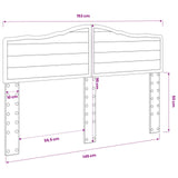 Headboard White Engineered wood - Extra Image