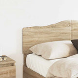 Headboard with Headboard Sonoma Oak 150 cm Engineered wood - Side View