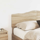 Headboard Sonoma Oak Engineered wood - Side View
