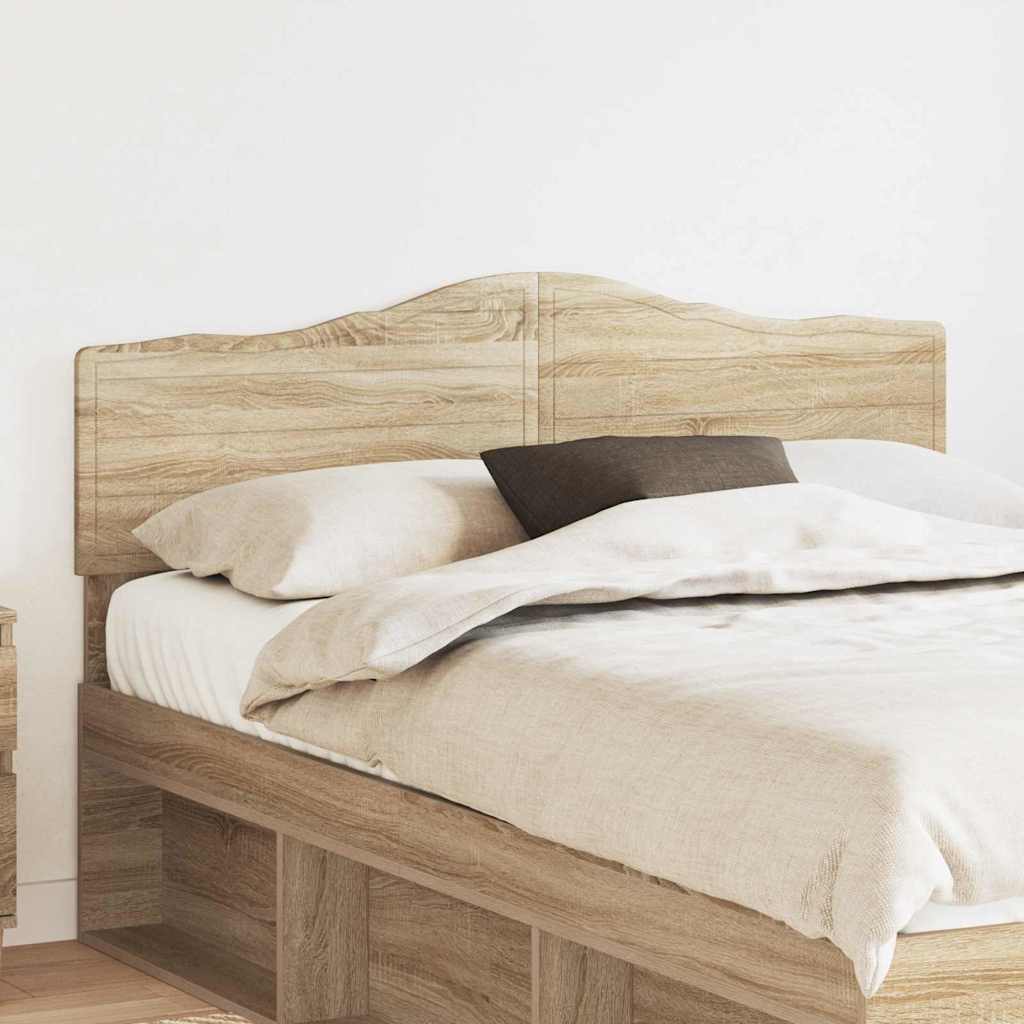 Headboard with Headboard Sonoma Oak 150 cm Engineered wood