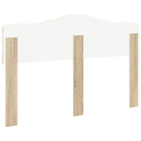 Headboard Sonoma Oak Engineered wood - Rear View