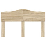 Headboard Sonoma Oak Engineered wood - Top-Down View