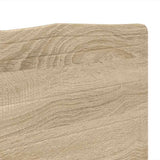 Headboard with Headboard Sonoma Oak 135 cm Engineered wood - Close-Up Angle