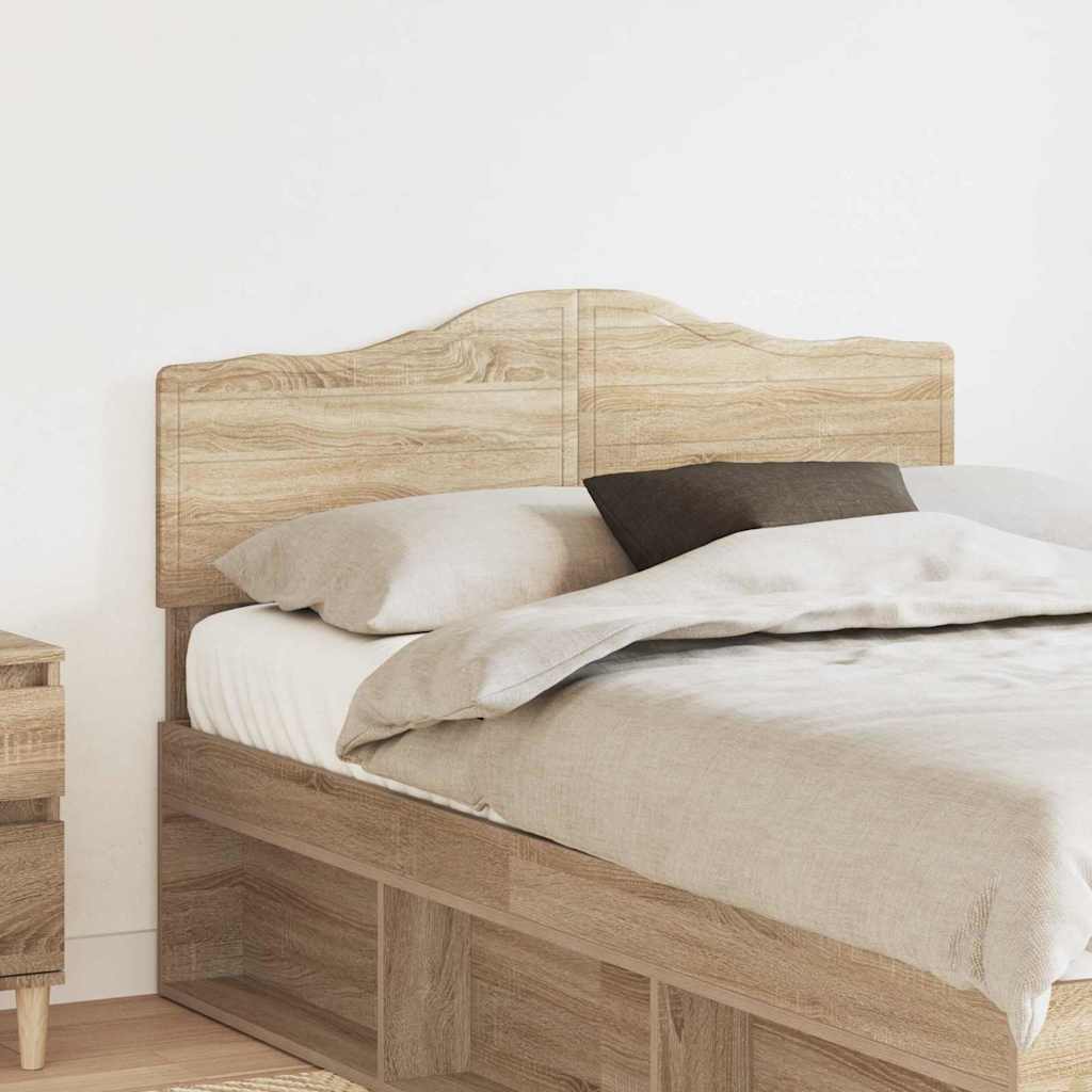 Headboard with Headboard Sonoma Oak 135 cm Engineered wood