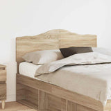 Headboard with Headboard Sonoma Oak 135 cm Engineered wood