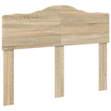 Headboard Sonoma Oak Engineered wood - Front View